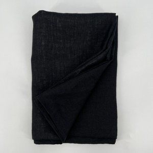 Sleeper Homeware Collection Black Linen Kitchen Tablecloth - One Size - NWT